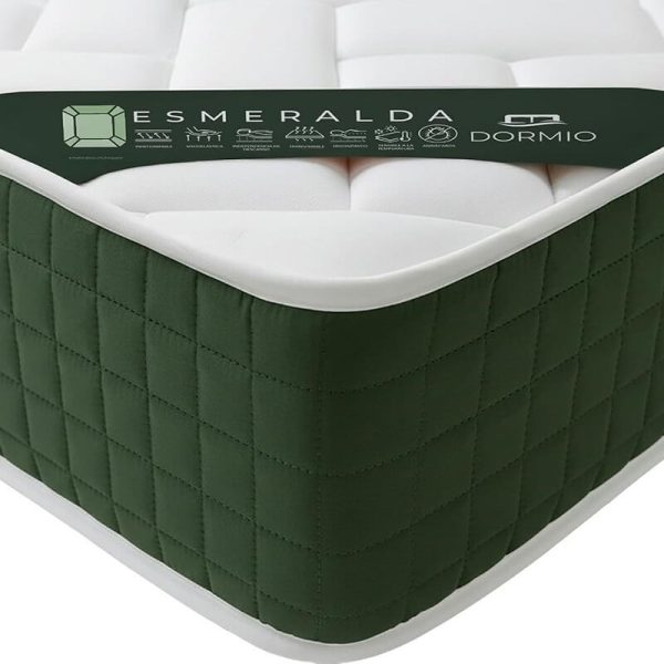 colchón viscoelástico dormio esmeralda 160x190 cm