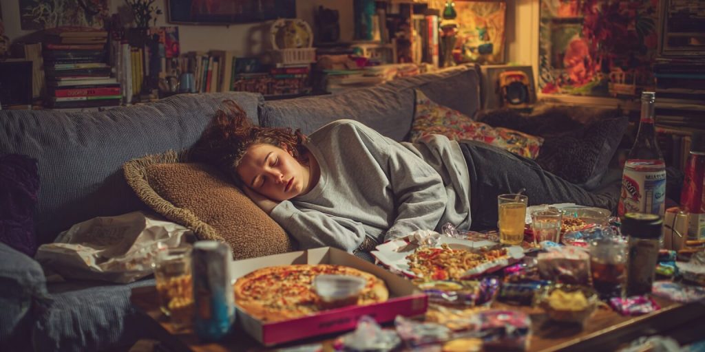 sueno despues de comer razones